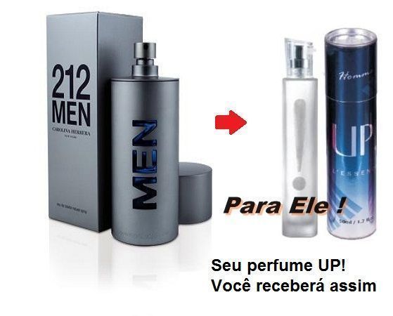 Perfume Masculino 50ml - UP! 45 - 212 Men R$ 79,00