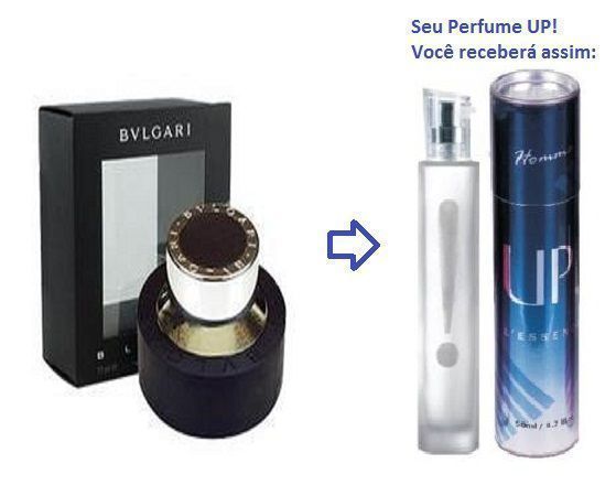 Perfume Masculino 50ml - UP! 05 - Bvlgari Black R$ 79,00